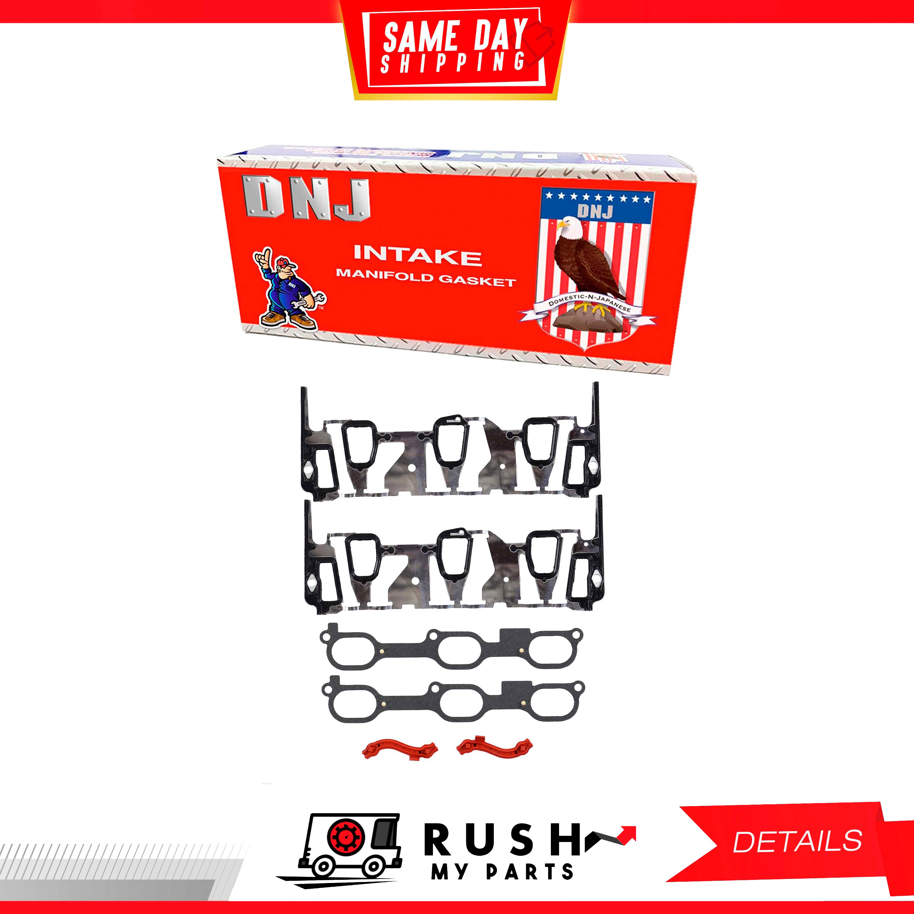 05-09 Intake Manifold Gasket For Chevrolet Equinox 3.4L V6 OHV 12v