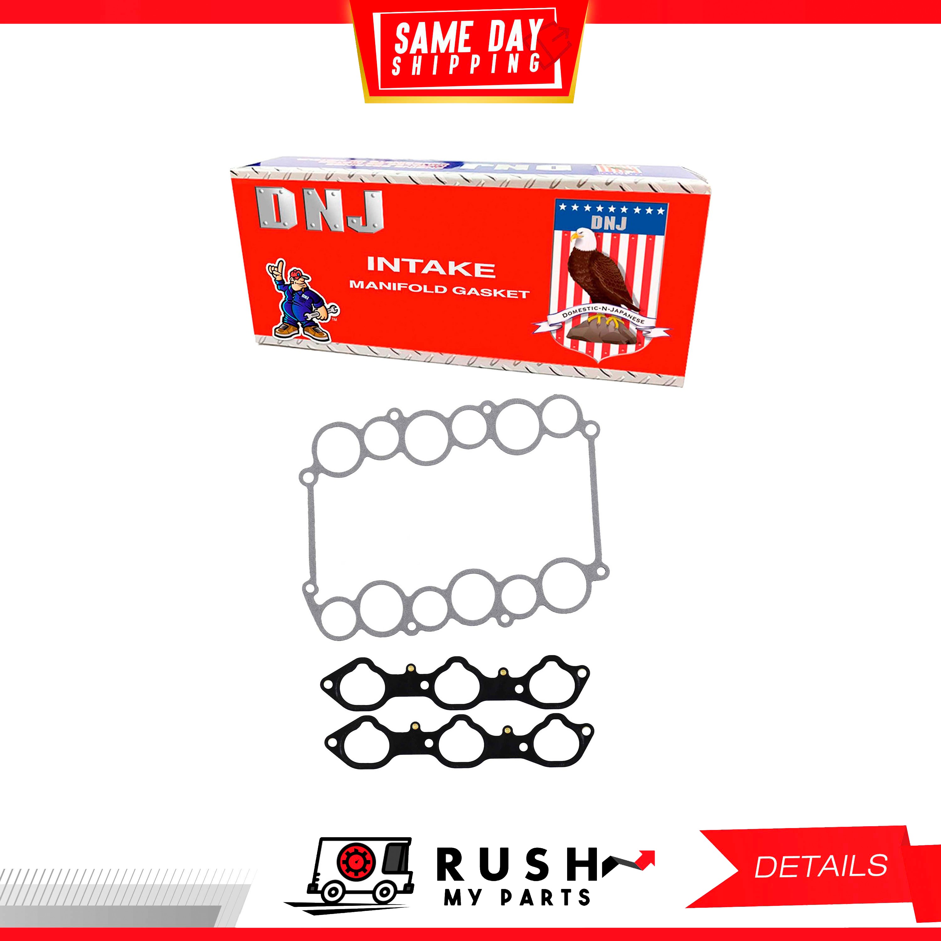 thumbnail image 2 of Engine Intake Manifold Gasket For 1998-2004 Acura/Honda 3.2L V6 (6VD1/6VE1) - Fits Amigo, Axiom, Rodeo 2 of 12