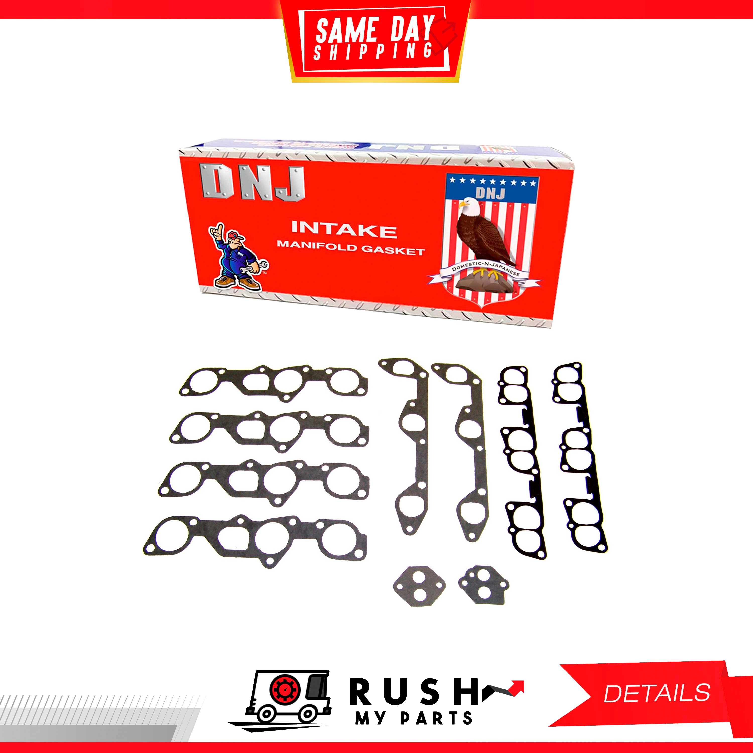 DNJ IG448 Intake Manifold Gasket For Ford Ranger/Mazda B2300 2.3L 2.5L 1995-2001