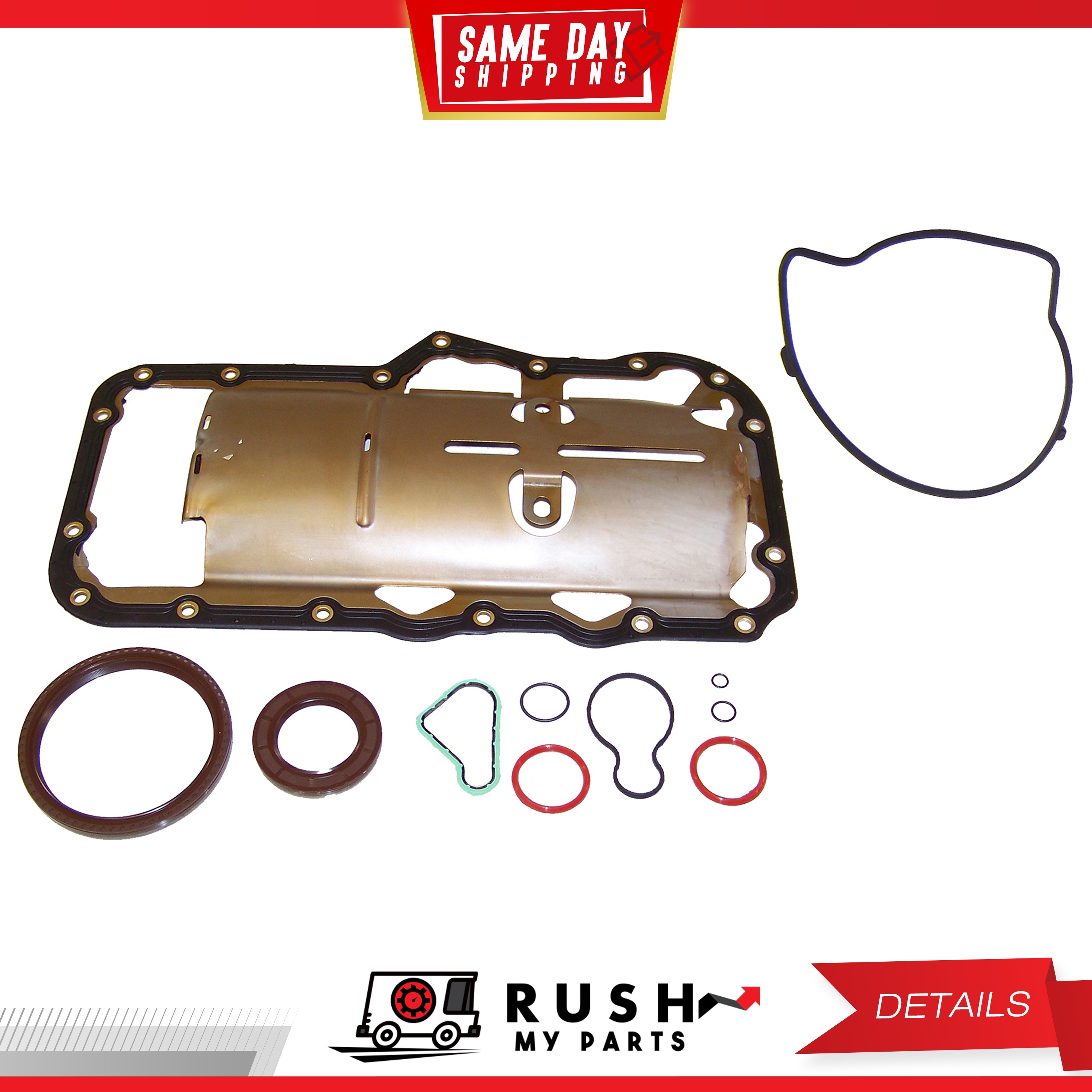 DNJ LGS1105 Lower Gasket Set For 0212 Dodge Jeep Commander 3.7L SOHC