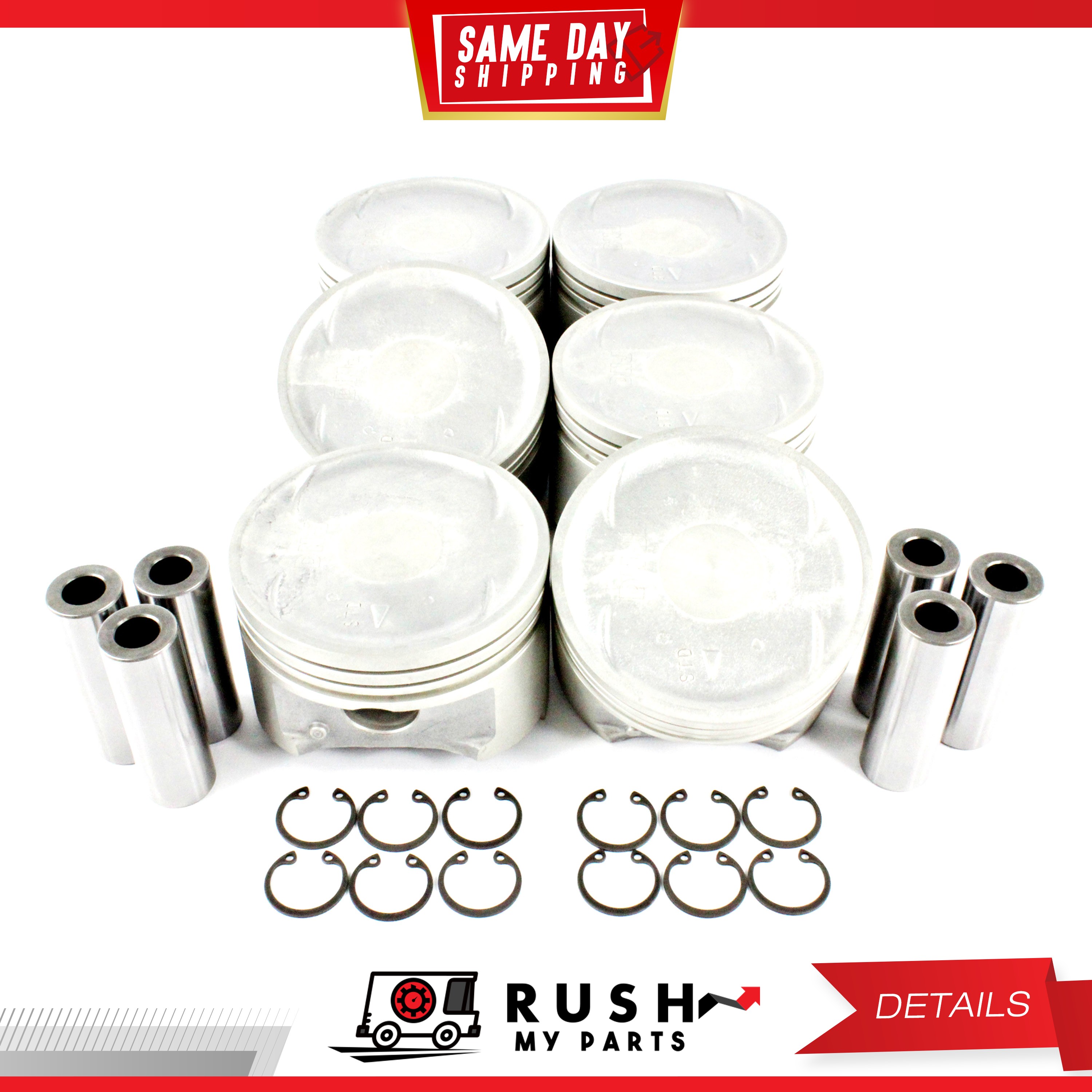 DNJ PR3125C.20 Oversize Piston Ring Set For 68-96 Chevrolet Astro 3.9L 4.3L OHV