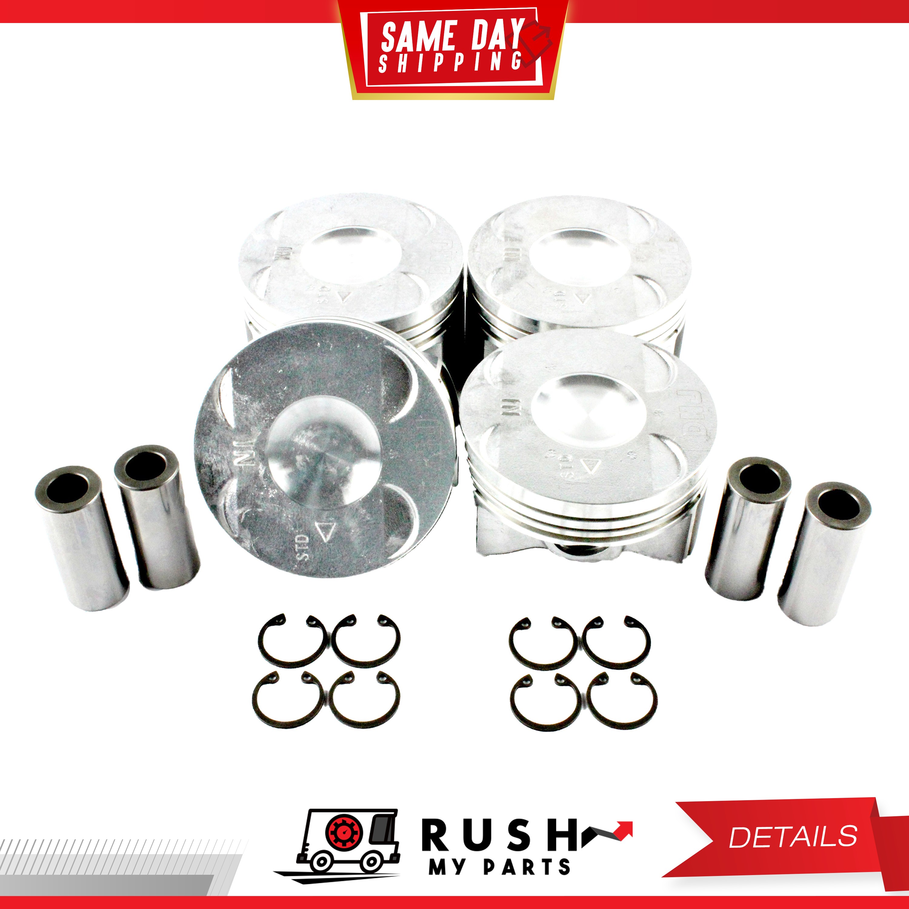 DNJ EK246 Engine Rebuild Kit For 06-11 Honda Civic 1.8L L4 SOHC 16v R18A1