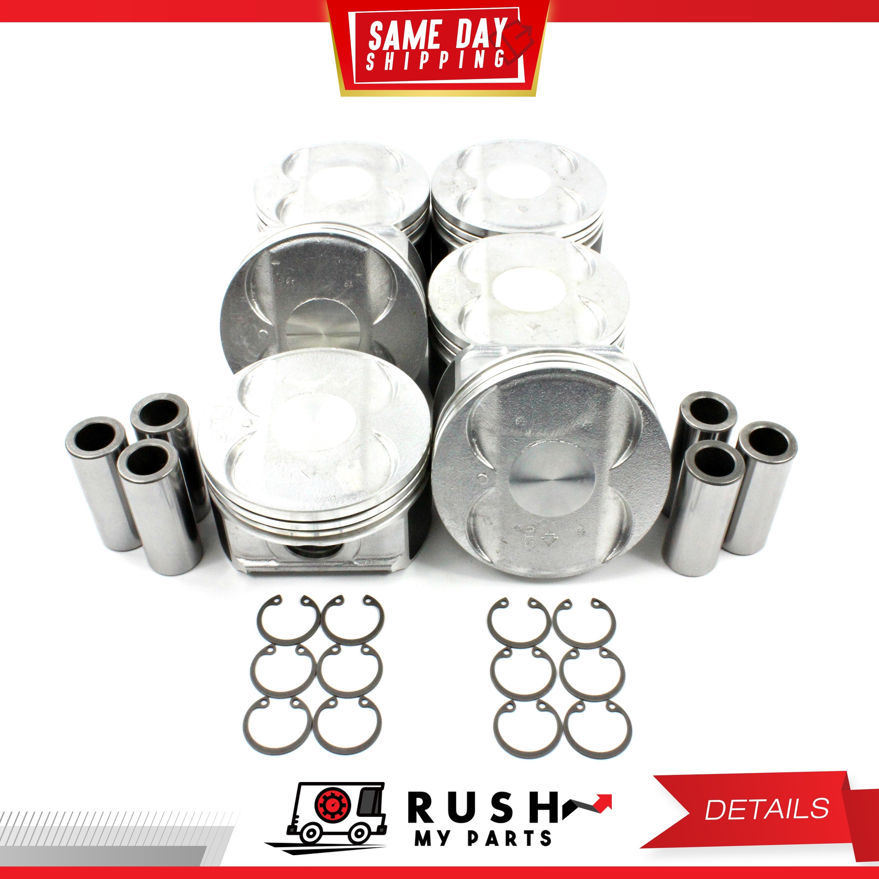 DNJ PR161.20 Oversize Piston Ring Set For 03-11 Mitsubishi Galant 3.8L SOHC 24v
