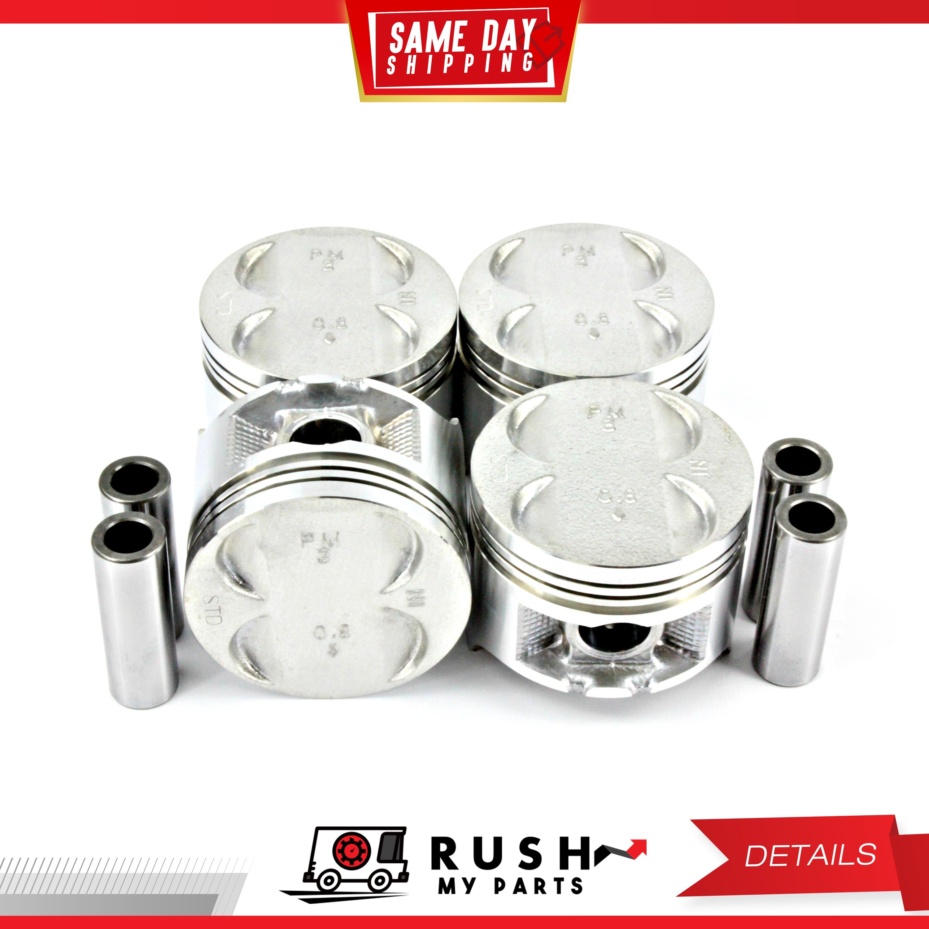 DNJ EK295 Engine Rebuild Kit For 9295 Honda Civic 1.5L L4 SOHC 8v