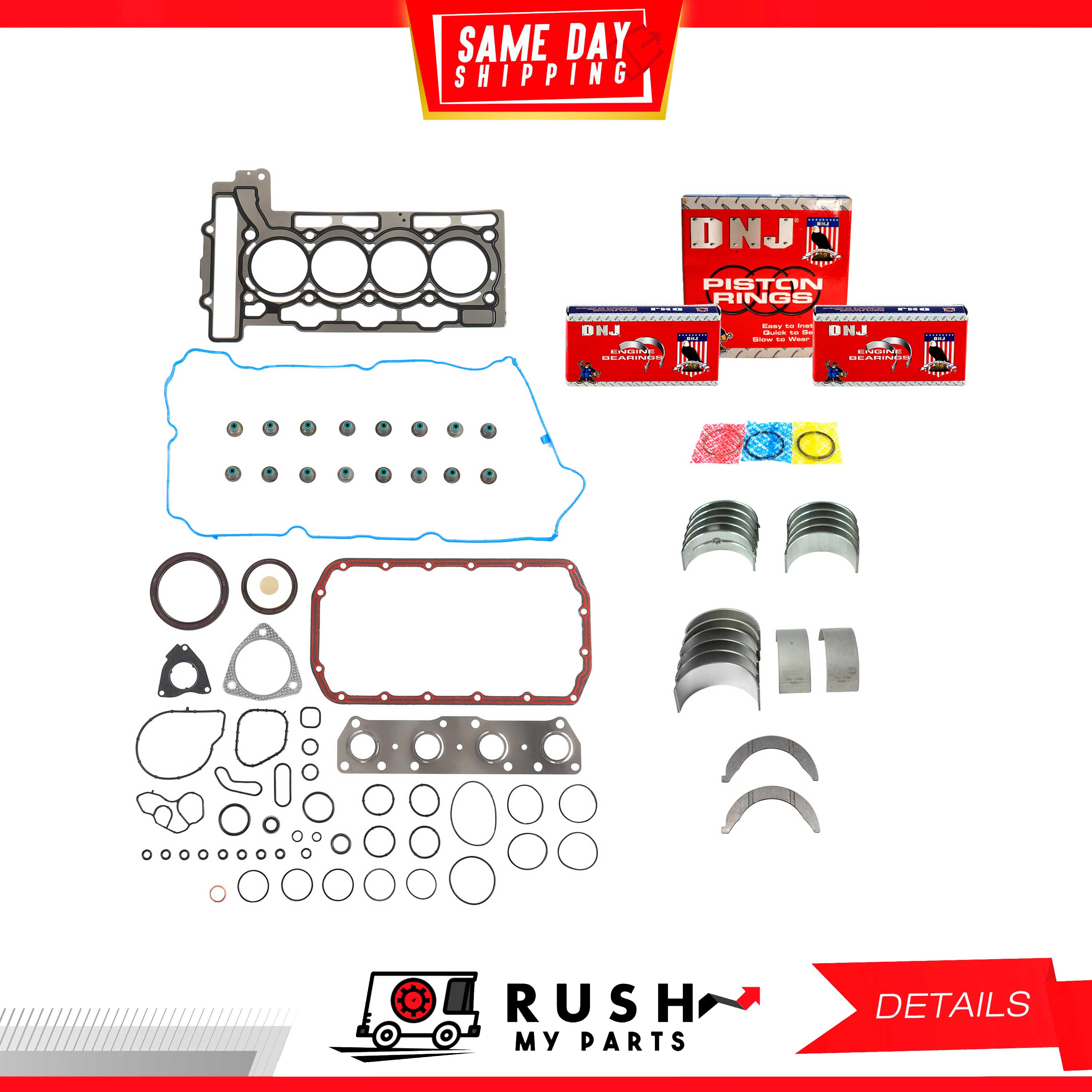 Head Gasket Set With Bolts – 0.90mm Thick – Fits 2007-2010 Mini Cooper 1.6L DOHC 16V